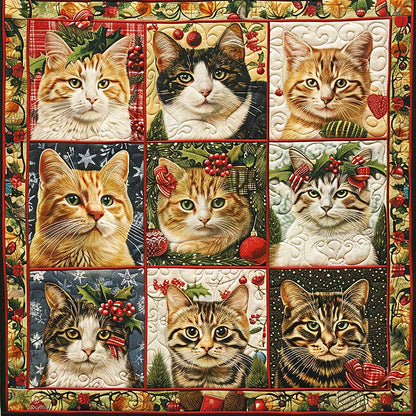 Christmas Cat WM1308027CL Quilt