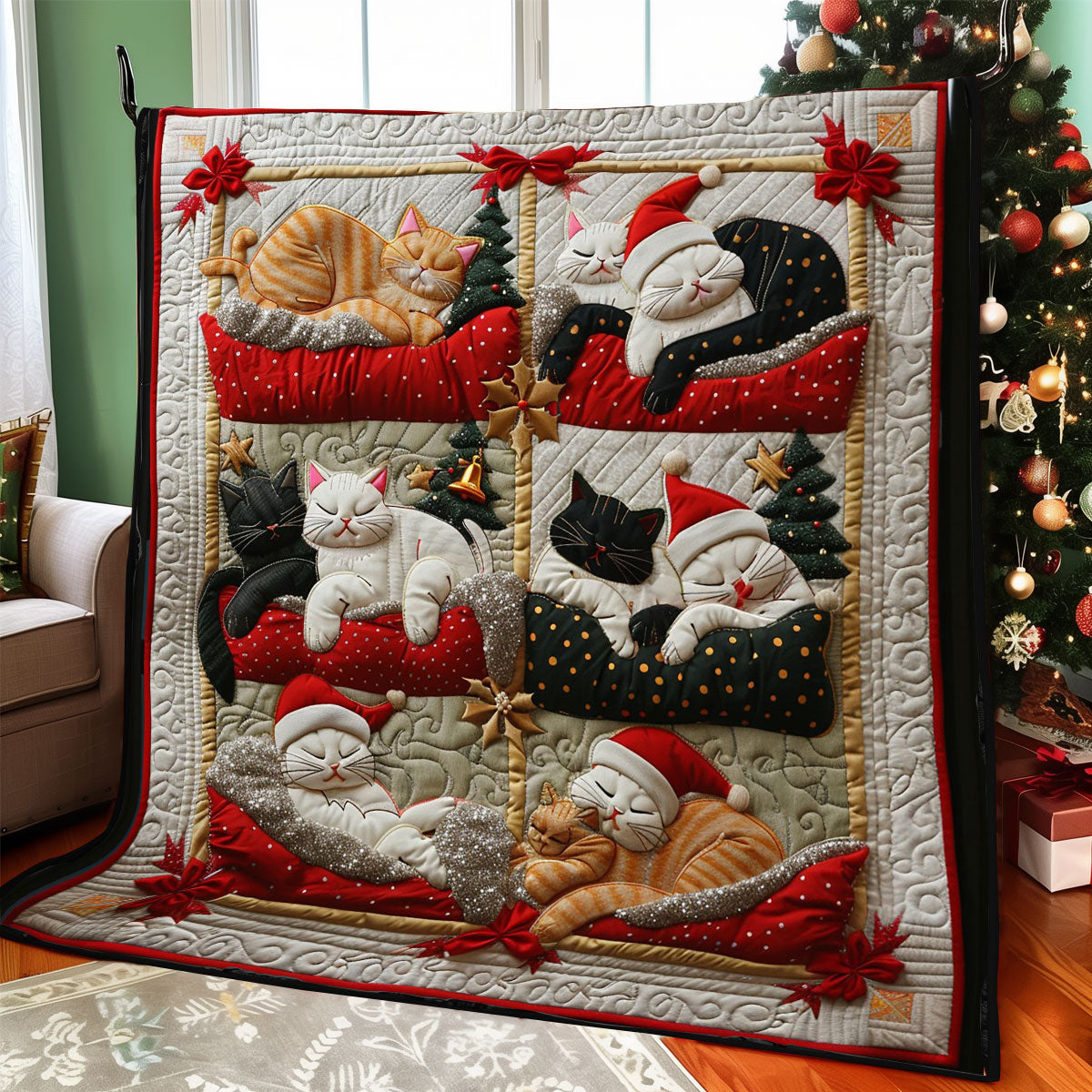 Cats Slepping WO1508015CL Quilt