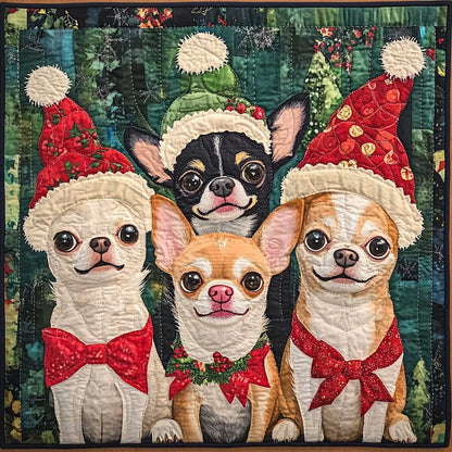 Christmas Chihuahua WM3008038CL Quilt