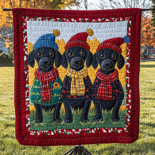 Christmas Dachshund WJ1110008CL Quilt