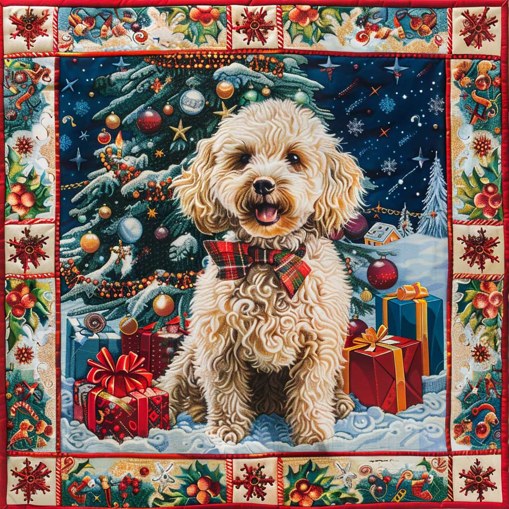 Christmas Dog WJ0609001CL Quilt
