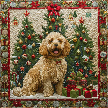 Christmas Dog WJ2708008CL Quilt