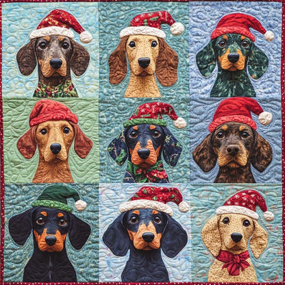 Christmas Dog WM0208006CL Quilt