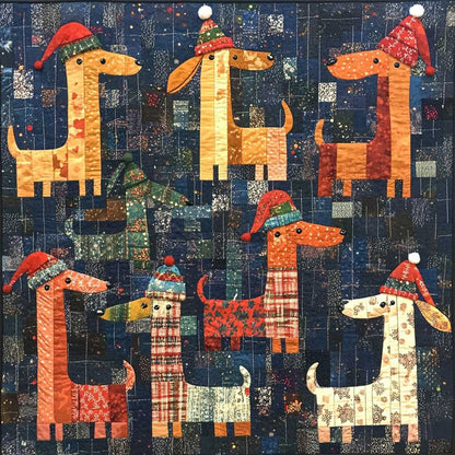 Christmas Dog WM0208007CL Quilt