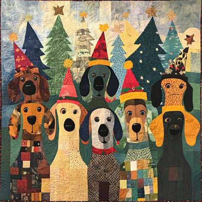 Christmas Dogs WM0508002CL Quilt