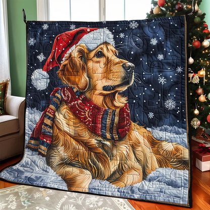 Golden Retriever  Is Intelligent WO1408020CL Quilt