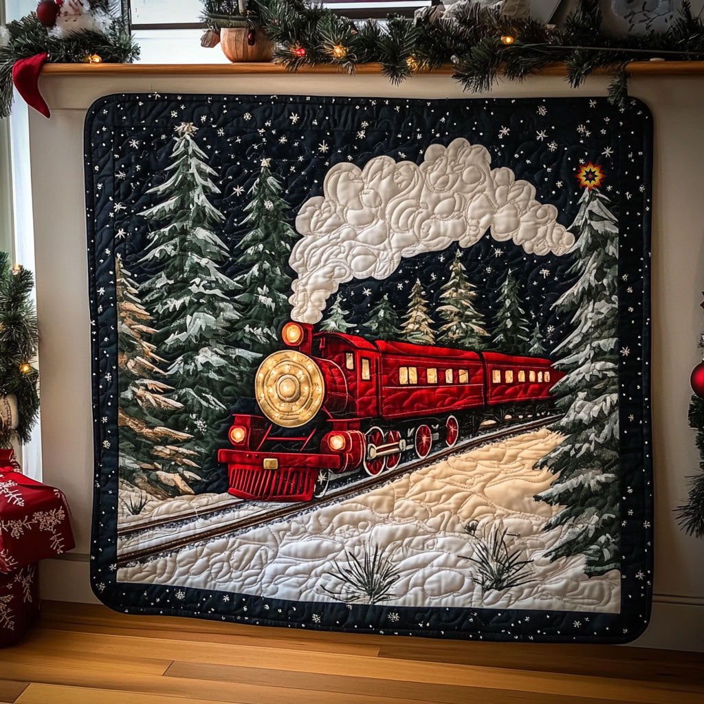 Christmas Train WJ1010017CL Quilt