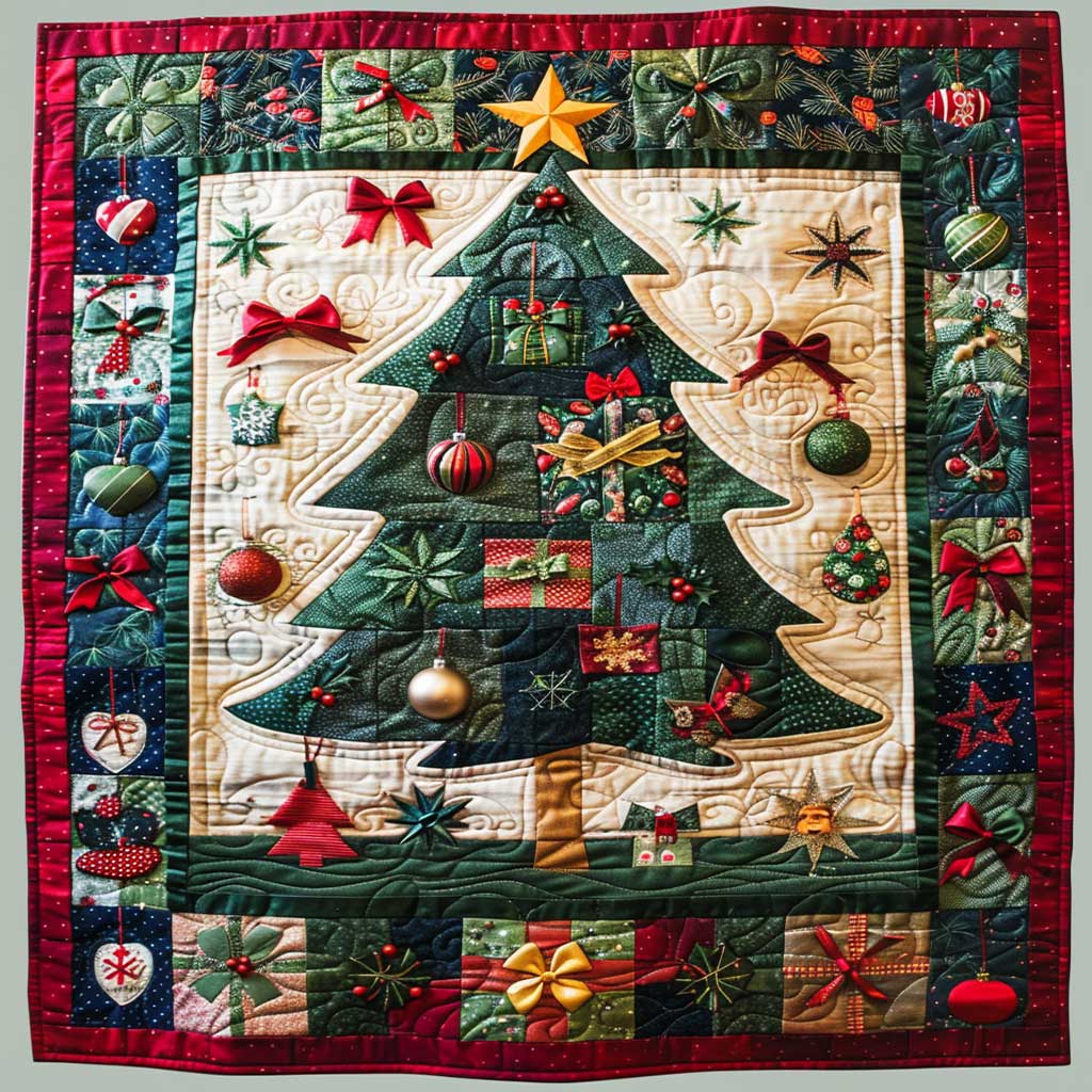 Christmas Tree WJ1009006CL Quilt