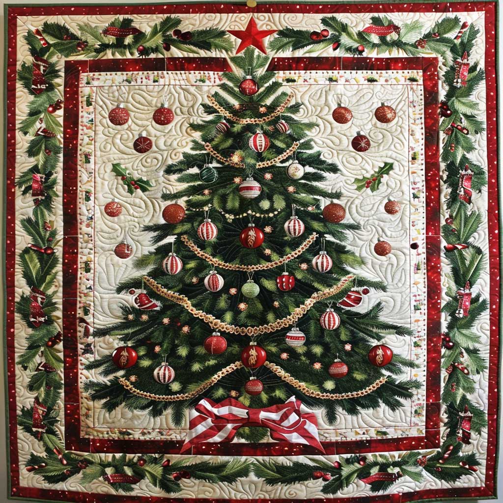 Christmas Tree WJ3008006CL Quilt