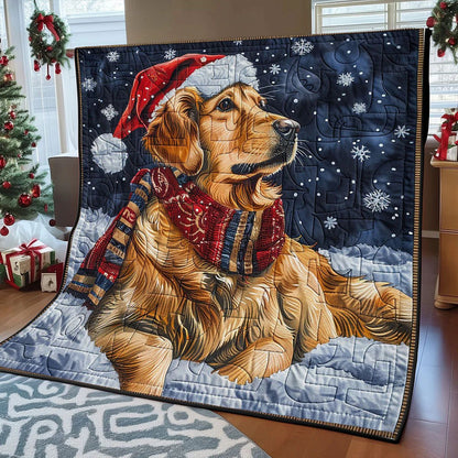 Golden Retriever  Is Intelligent WO1408020CL Quilt