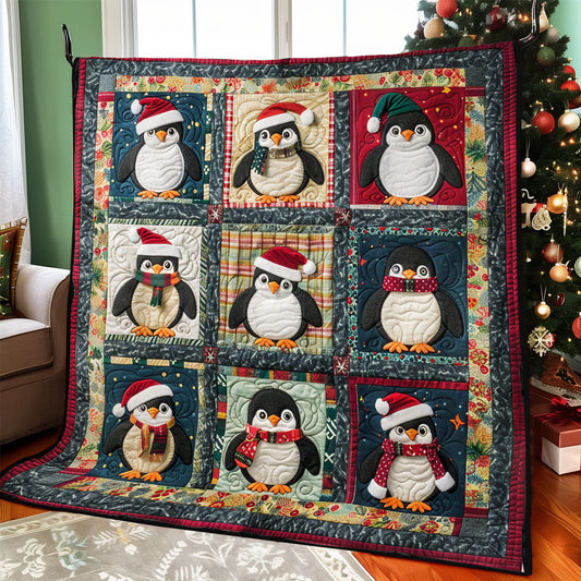 Penguin And Christmas WO2608051CL Quilt