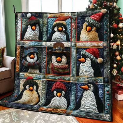 Penguin And The Winter WO2608049CL Quilt