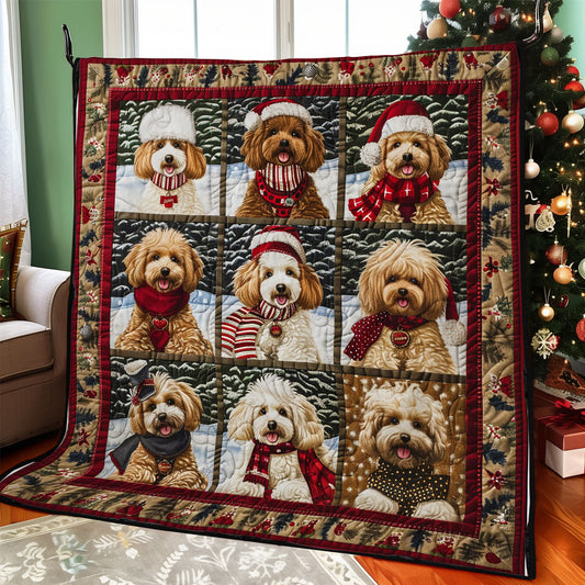 Poodle And Snow WO2708024CL Quilt