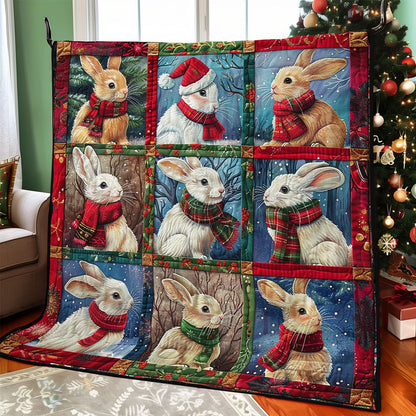 Rabbits And Chritsmas WO2908073CL Quilt