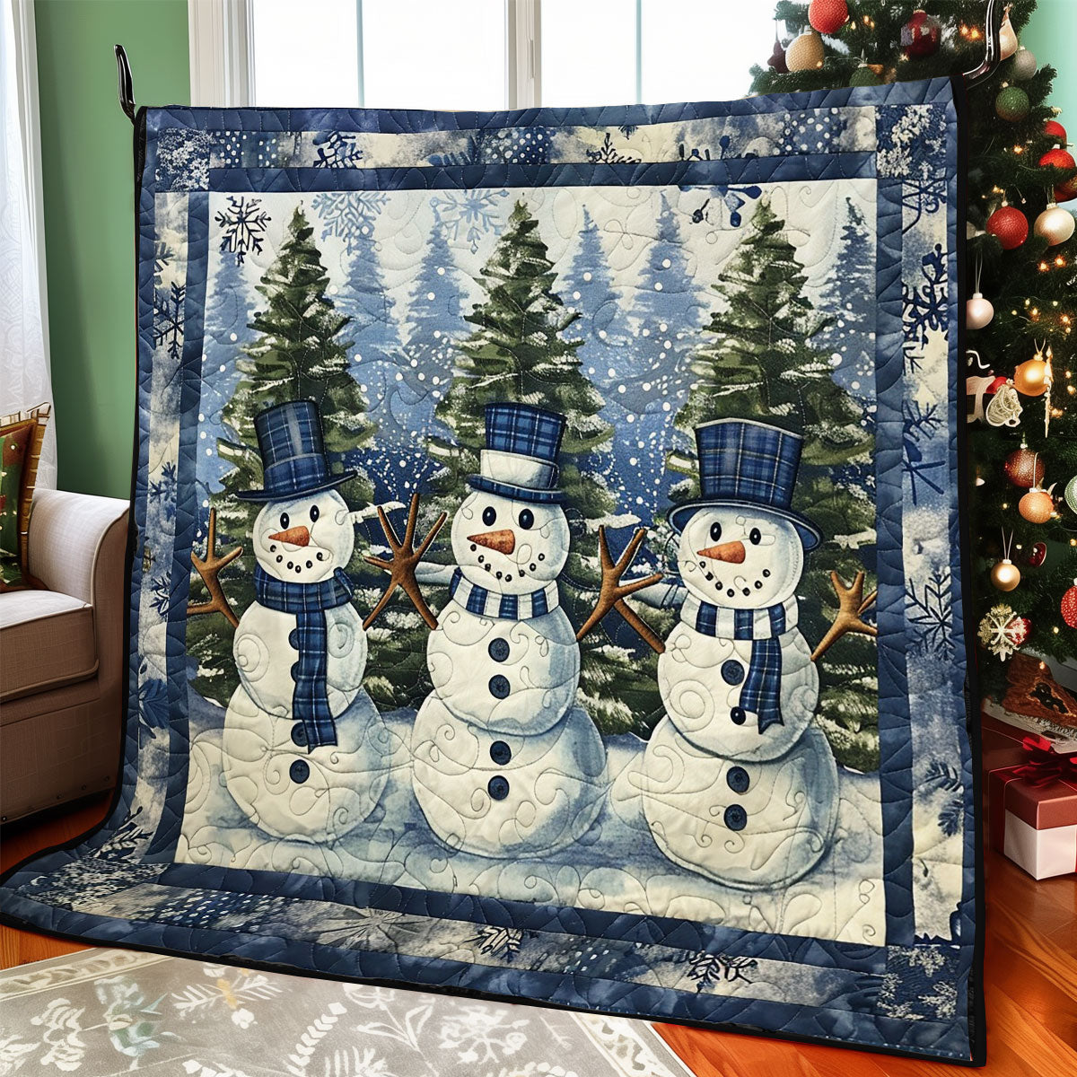 Snowman WO2408037CL Quilt