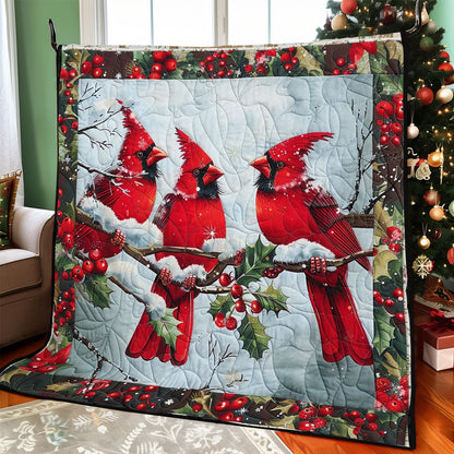 Winter's Cardinal WO2308002CL Quilt