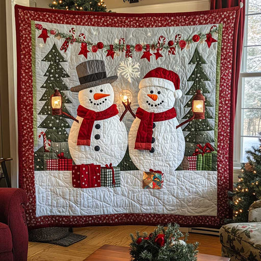 Christmas Cute Snowman WP2311049CL Quilt