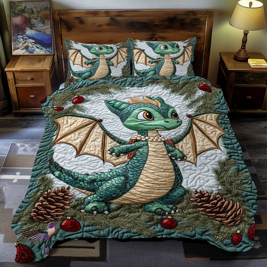 Christmas Dragon WY2211065CL Duvet Cover Set