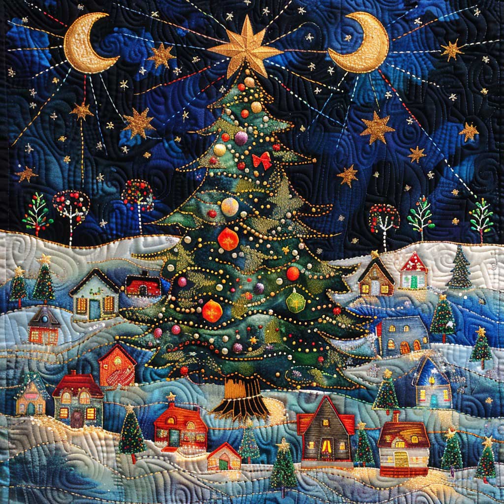 Christmas Night WM3007001CL Quilt