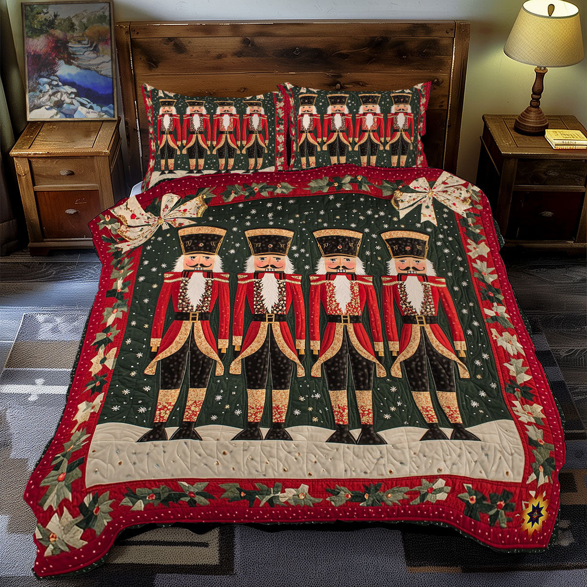 Christmas Nutcracker WY2211067CL Duvet Cover Set