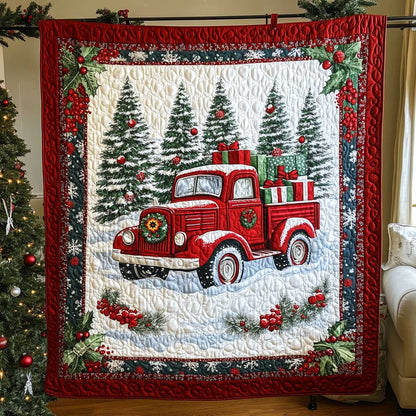 Christmas Red Truck WP2311042CL Quilt