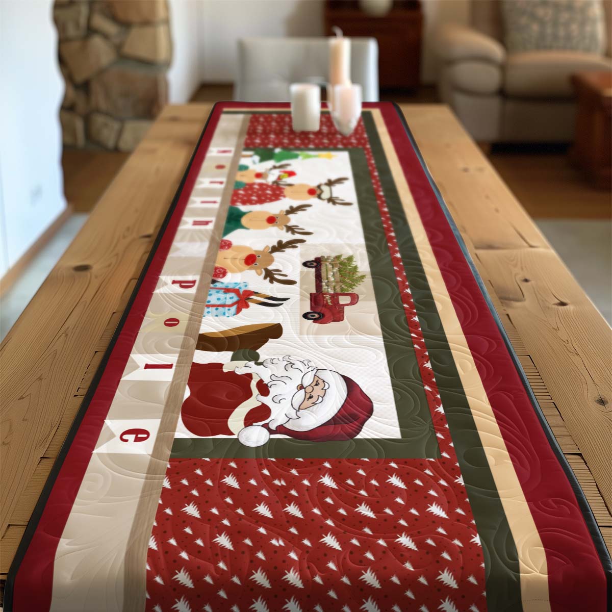 Christmas WJ0808049WQ Quilted Table Runner