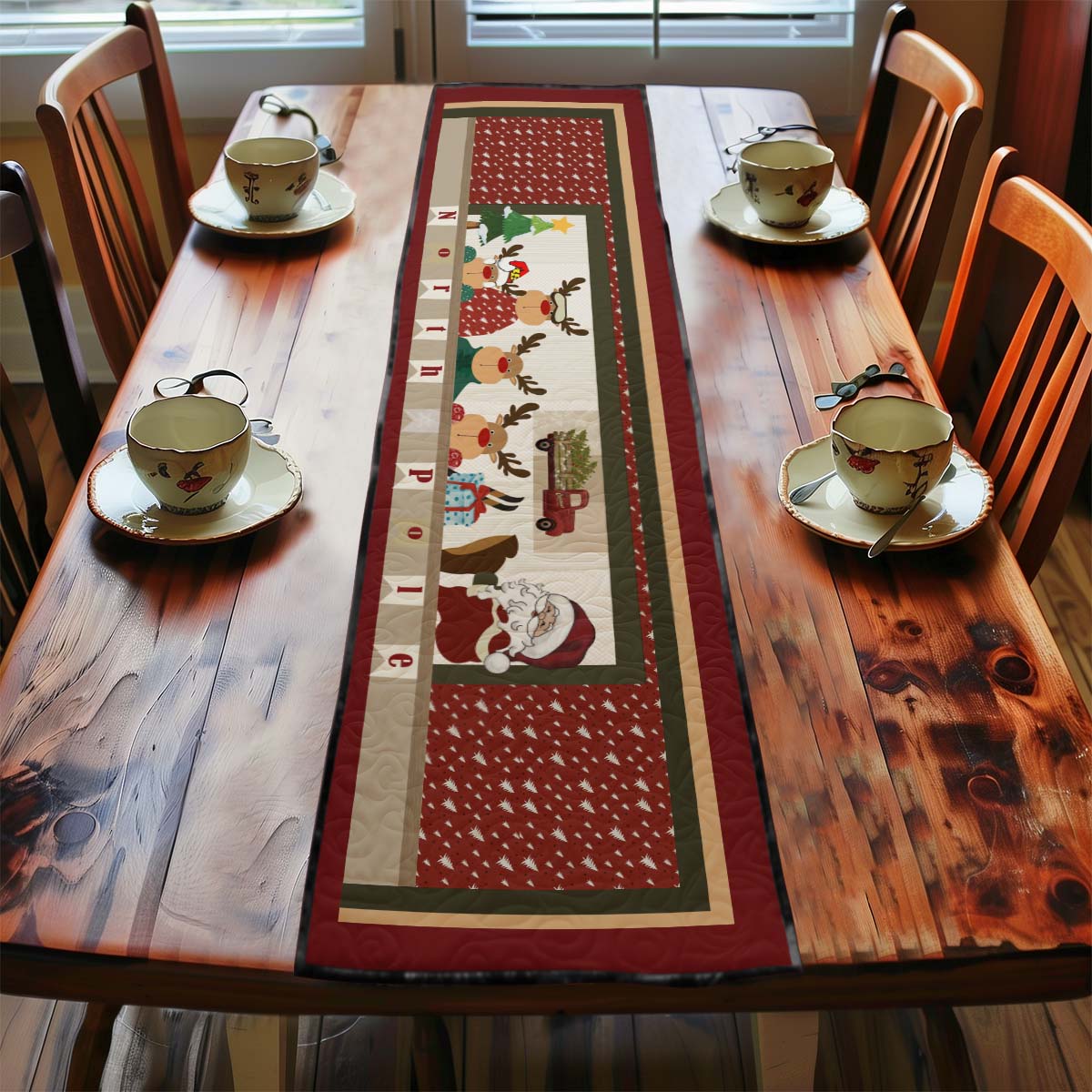 Christmas WJ0808049WQ Quilted Table Runner