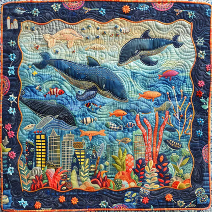 City Under Water WM0608024CL Quilt