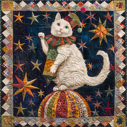 Clown Cat And Star WM1608011CL Quilt