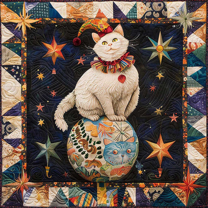 Clown Cat Parade WM1608012CL Quilt