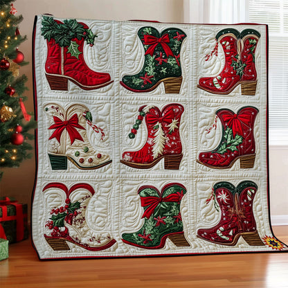 Collection Of Christmas Boots WY1212008CL Quilt