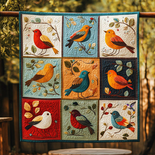 Colorful Bird WJ1010020CL Quilt