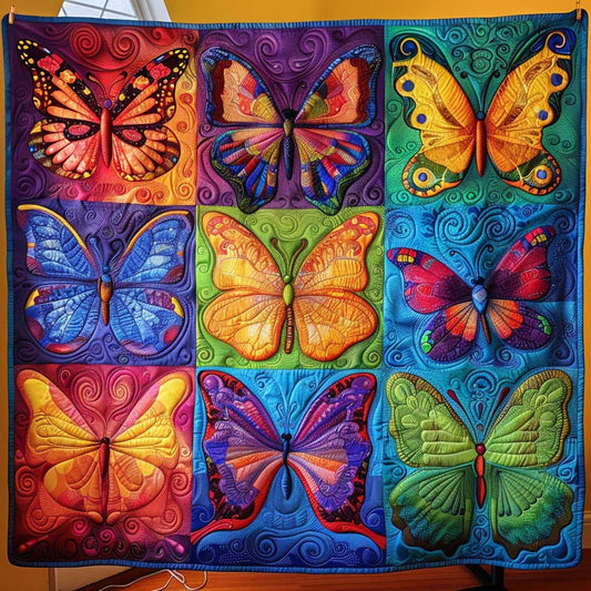 Colorful Butterflies WJ0509005CL Quilt