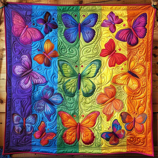 Colorful Butterflies WJ2308004CL Quilt