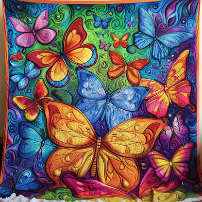 Colorful Butterflies WJ2408008CL Quilt