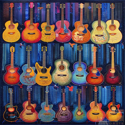 Colorful Guitars XR1406018CL Quilt