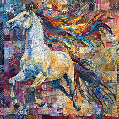 Colorful Horse WM1008018CL Quilt