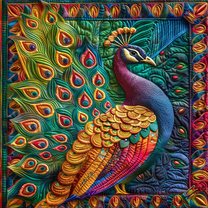 Colorful Peacock WJ2608008CL Quilt