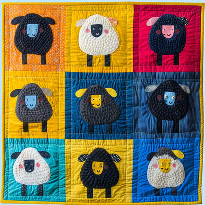 Colorful Sheep WJ1908009CL Quilt