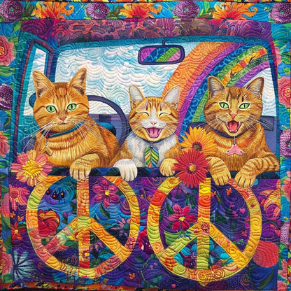 Colorful Trip Cat WM2408043CL Quilt