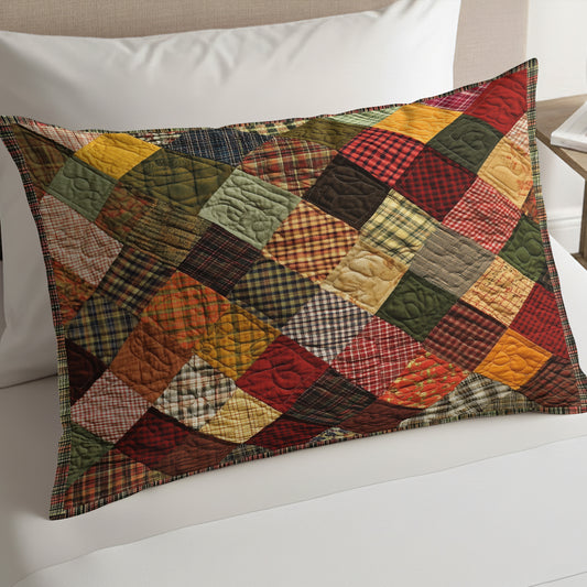 Colorful Patchwork XR0106001CL Quilted Bedding Pillow Case