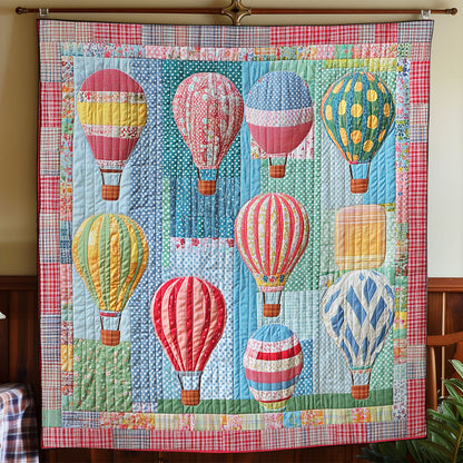 Colorful Hot Air Balloon WY1001122CL Quilt