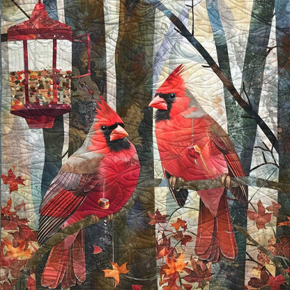 Couple Cardinals WM2308030CL Quilt