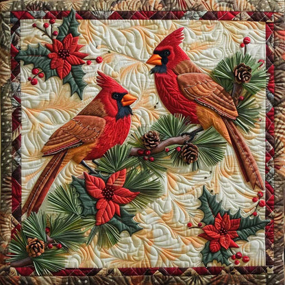 Couple Of Cardinals WM0509028CL Quilt