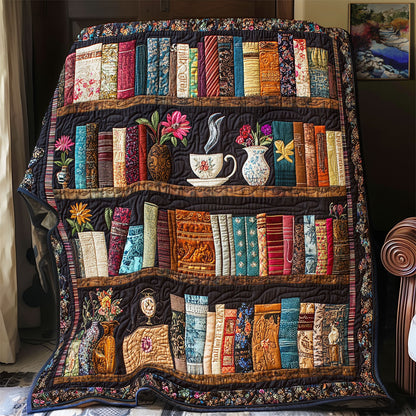 Cozy Bookshelf Charm YR2101030CL Quilt