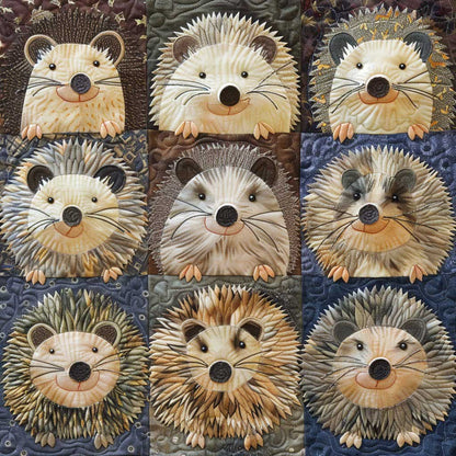 Cute Hedgehogs WM2408026CL Quilt