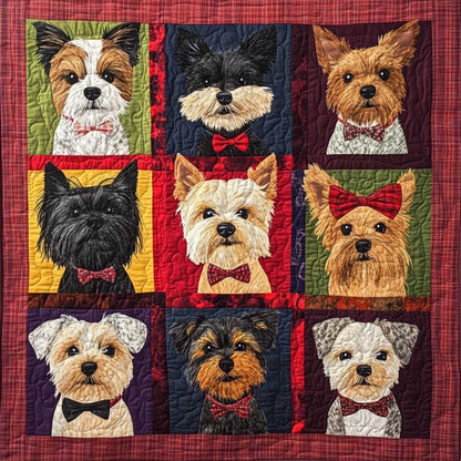 Cute Terriers WM0608002CL Quilt