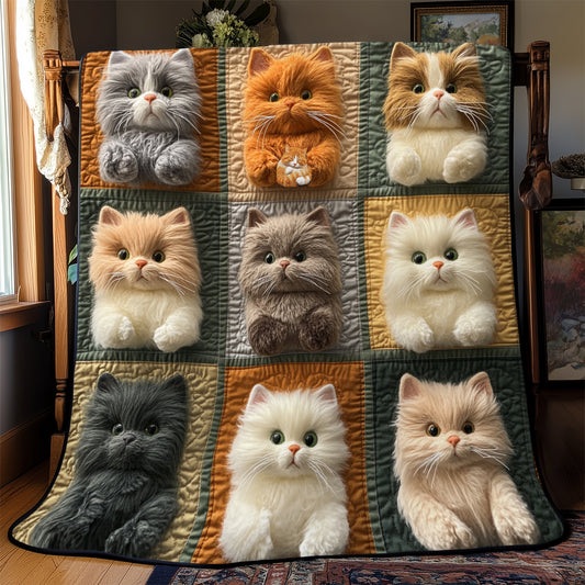 Cute Cat YR1112035CL Quilt