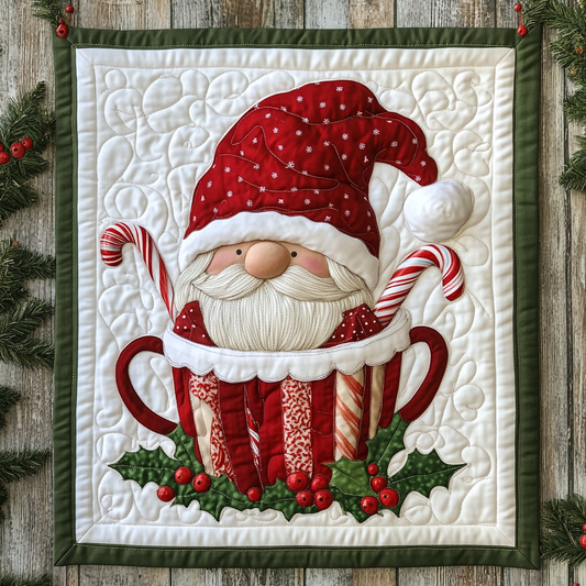 Cute Santa Claus In Cup XR1009008CL Quilt