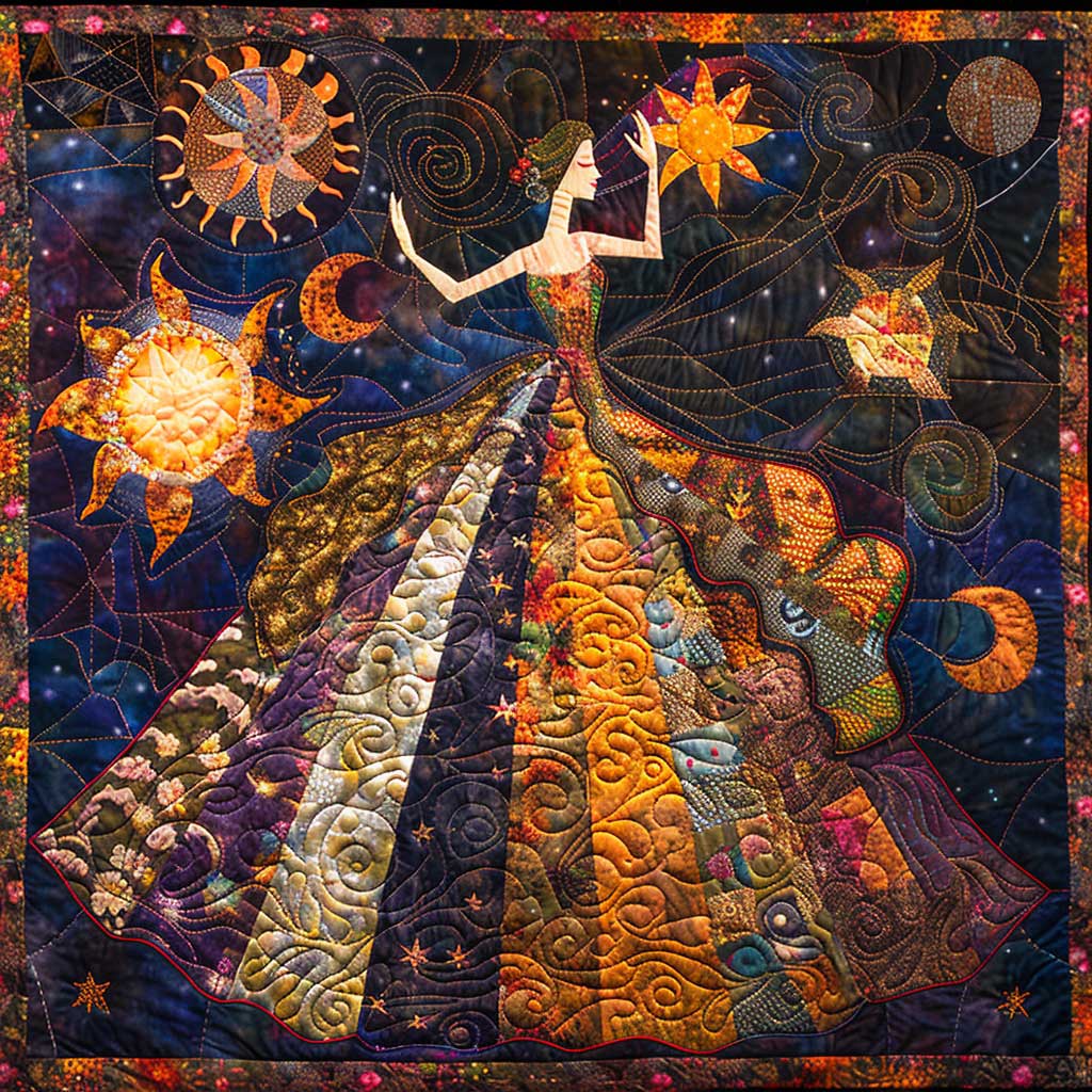 Dancing Woman WJ3008013CL Quilt